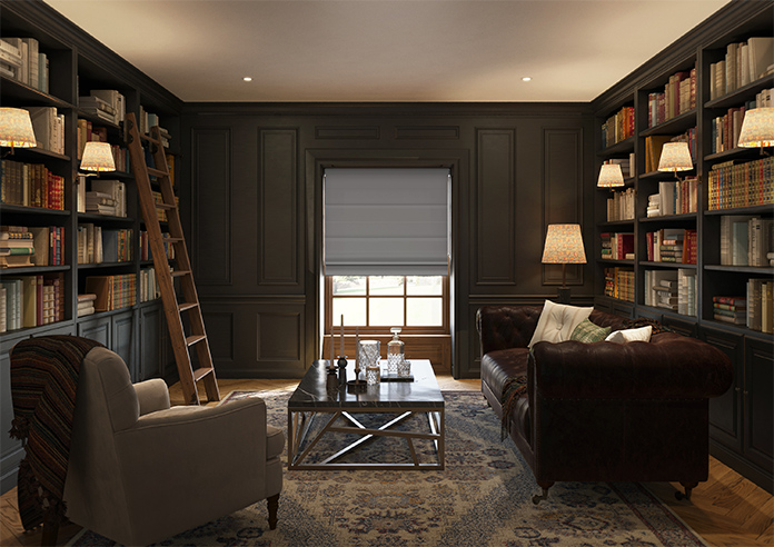 Menton, Tempered Grey - Twist&Fit Roman Blind - Image 8